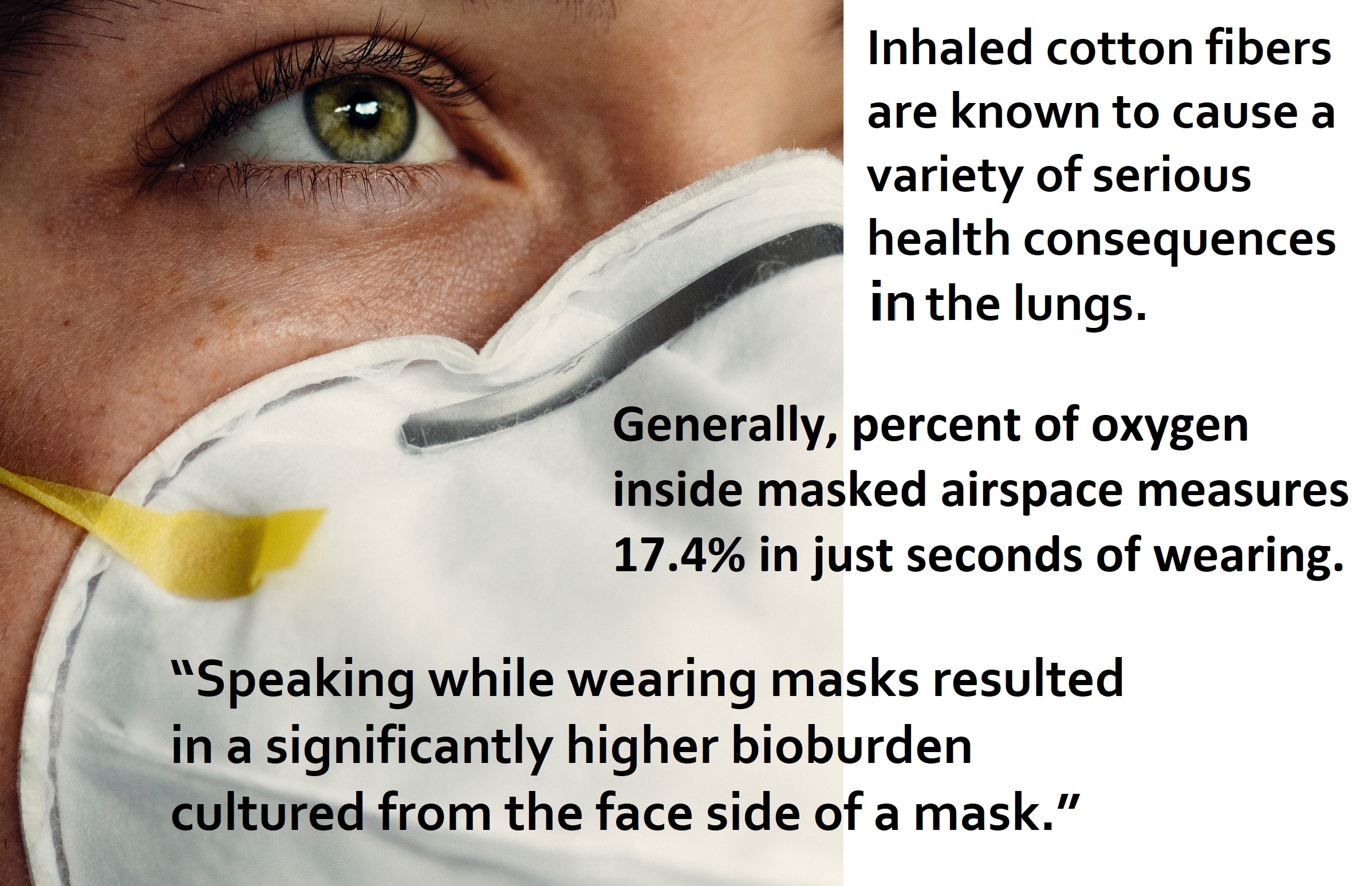 fibers oxygen bioburden in face masks