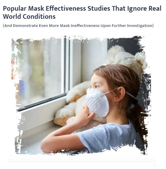 screenshot from science of masks website